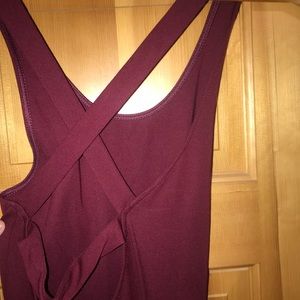 Lulus red body con midi dress